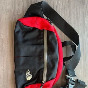 North Face Fanny Pack - Red and Black